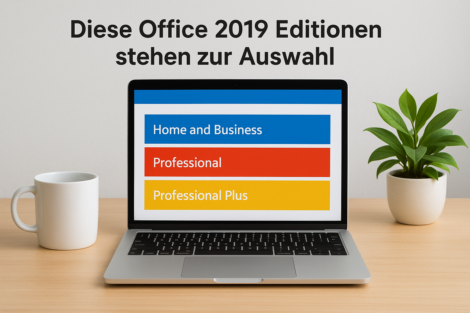 Diese Office 2019 Editionen stehen zur Auswahl