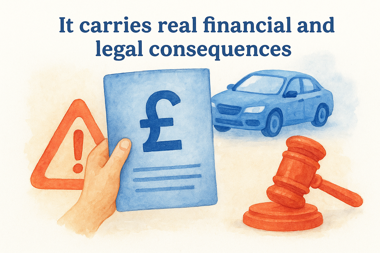 It carries real financial and legal consequences