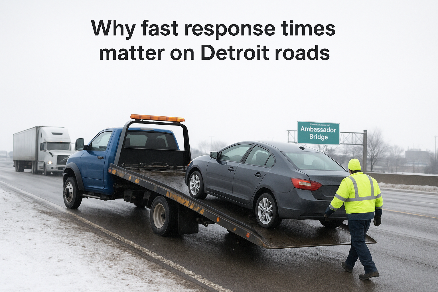 Fast Towing Service: What It Is and What Detroit Drivers Get Why fast response times matter on Detroit roads
