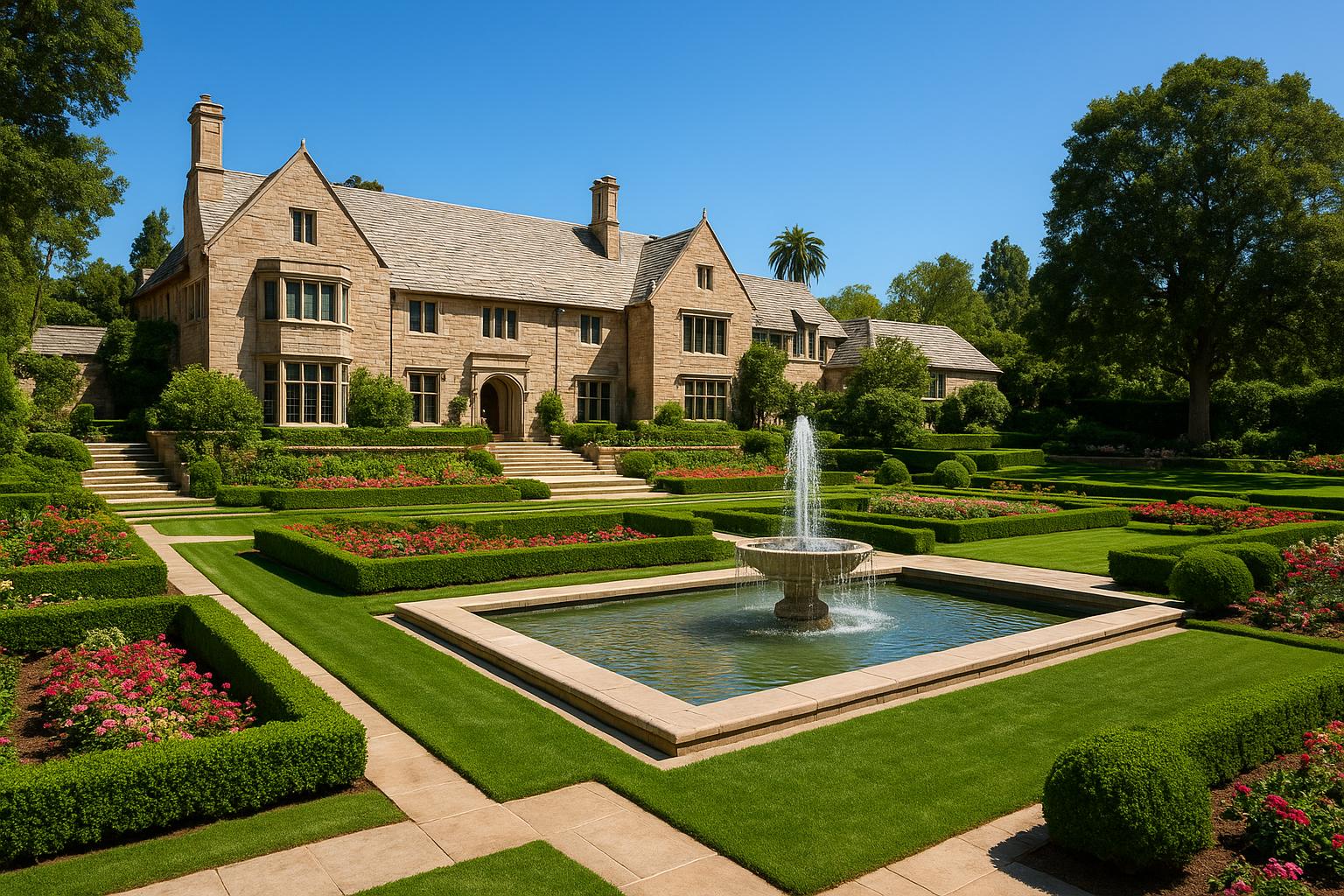 4. Explore Greystone Mansion and gardens