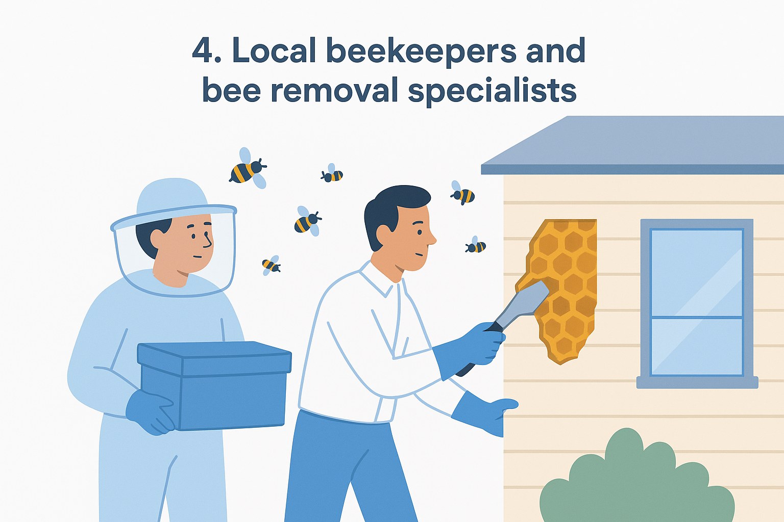 4. Local beekeepers and bee removal specialists