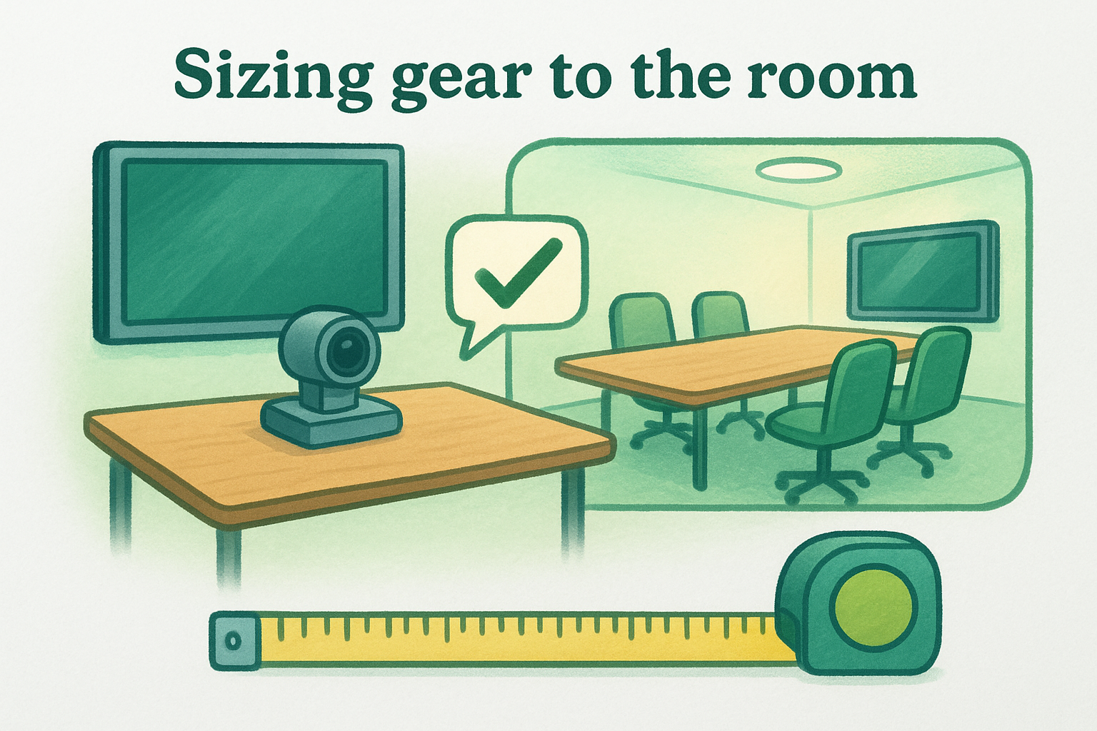 Sizing gear to the room