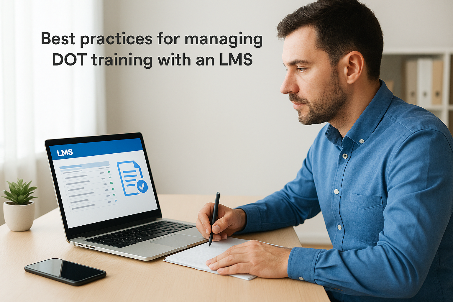Best practices for managing DOT training with an LMS
