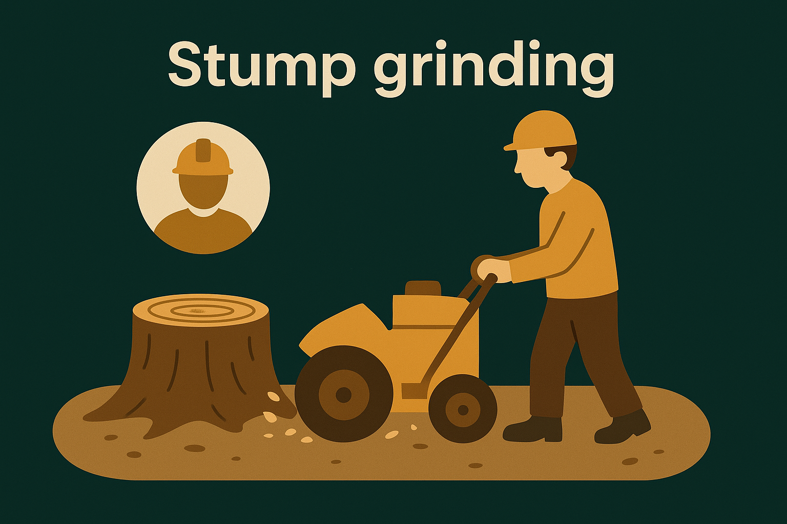 Stump grinding