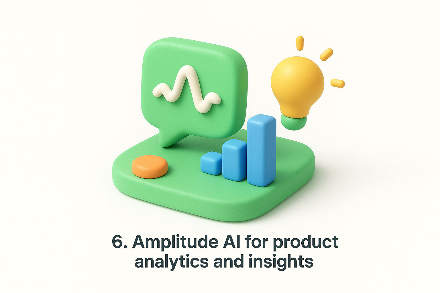 6. Amplitude AI for product analytics and insights