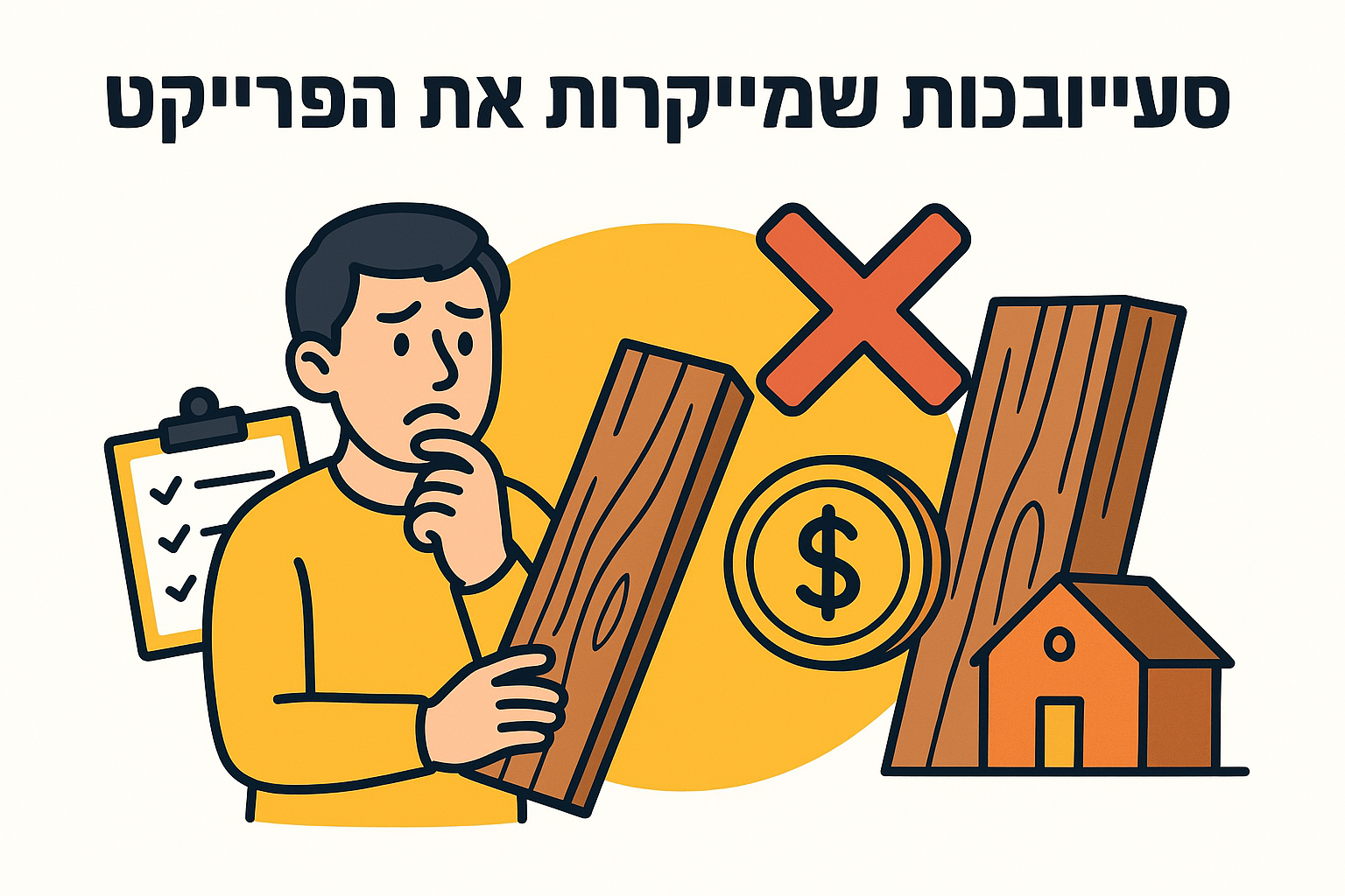 טעויות נפוצות שמייקרות את הפרויקט