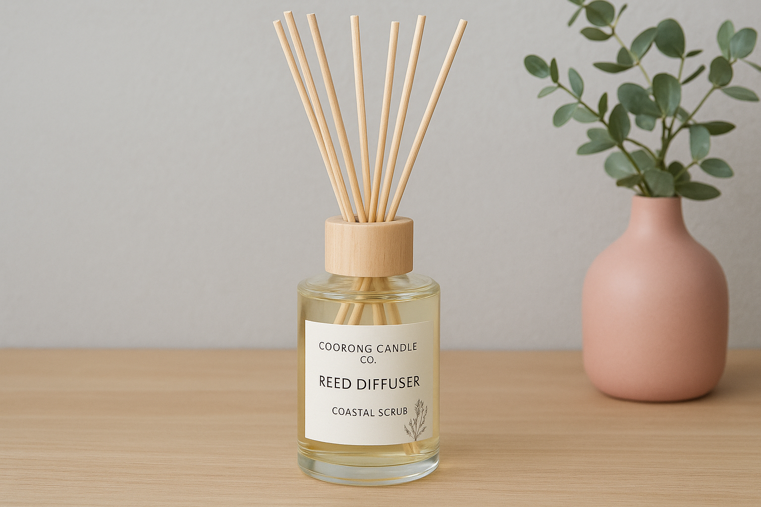1. Coorong Candle Co. reed diffusers