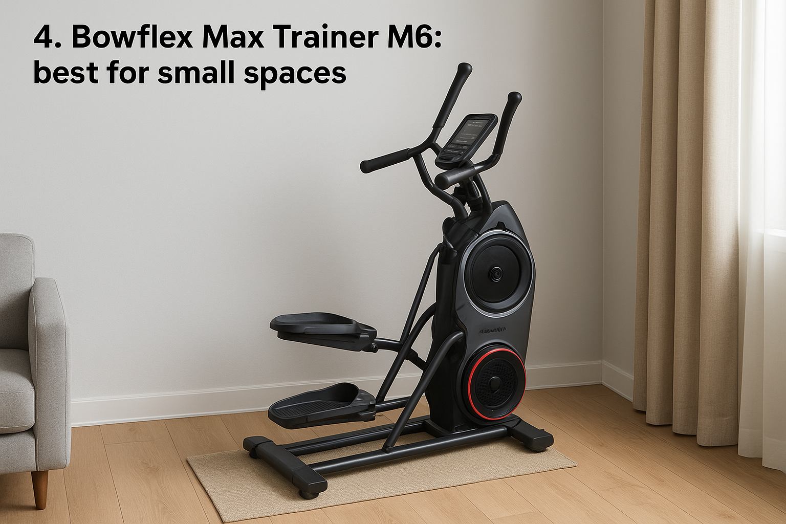 4. Bowflex Max Trainer M6: best for small spaces
