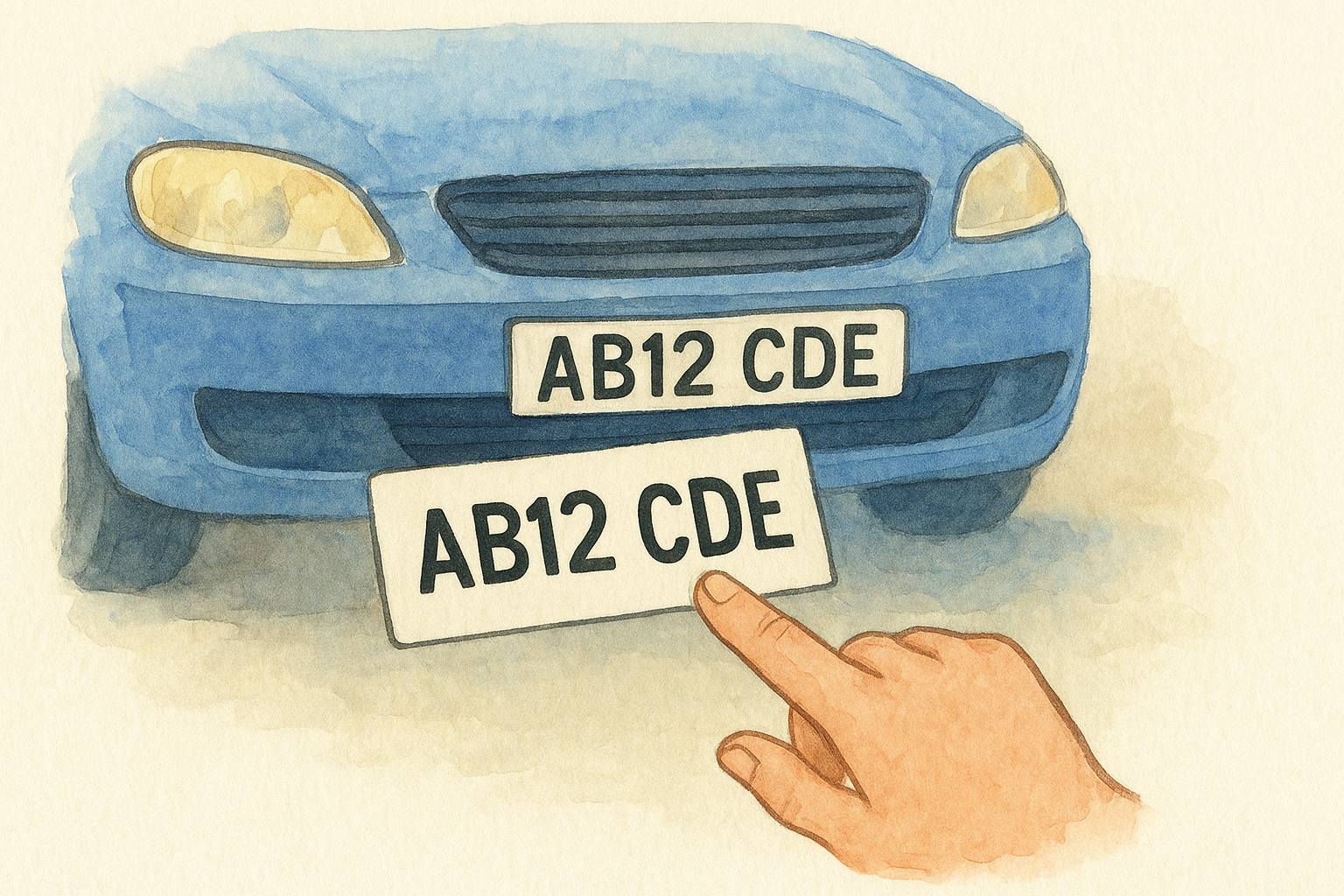 Step 1. Find the vehicle's registration number
