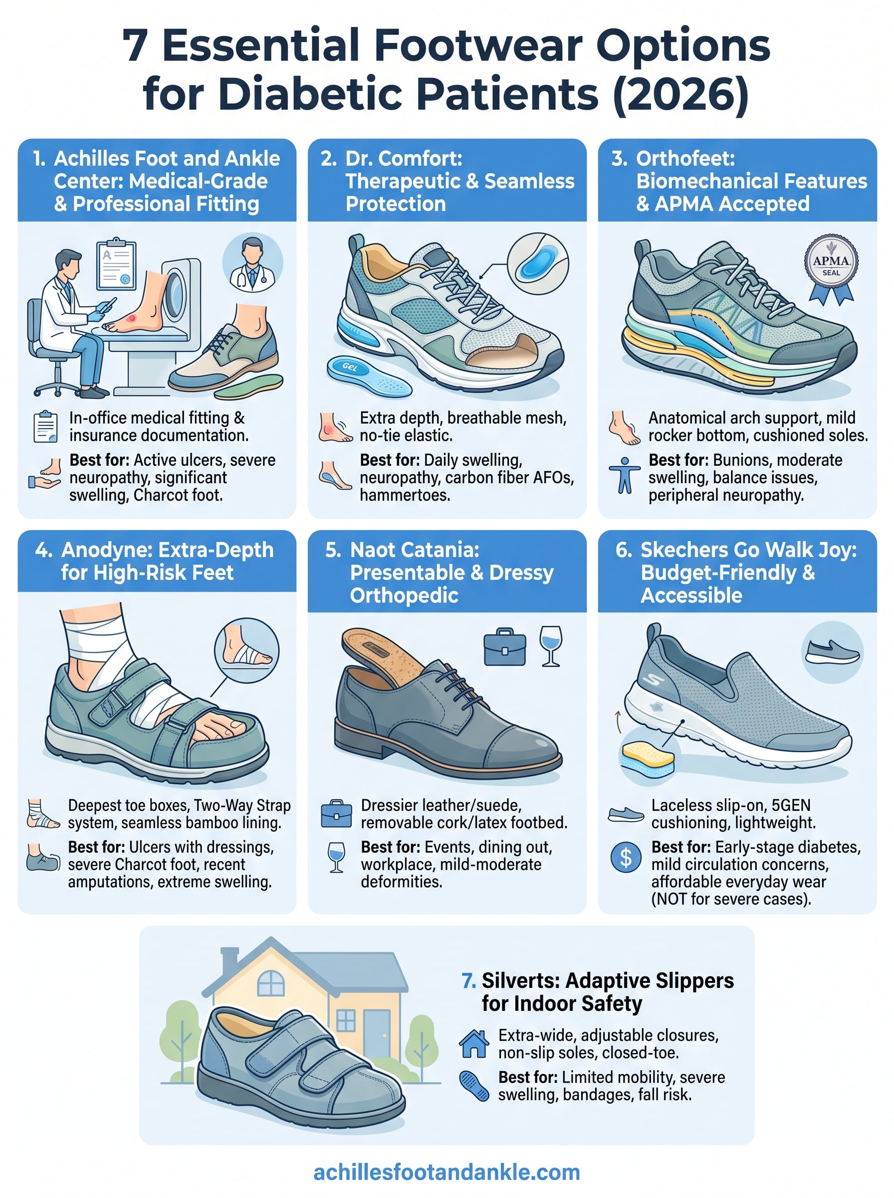 ortho shoes for diabetic infographic