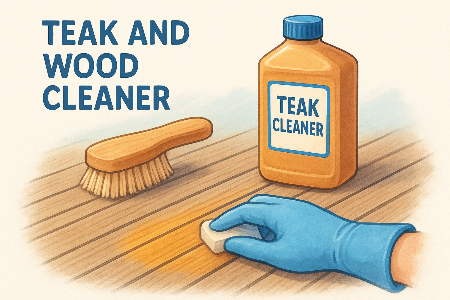 3. Teak and wood cleaner