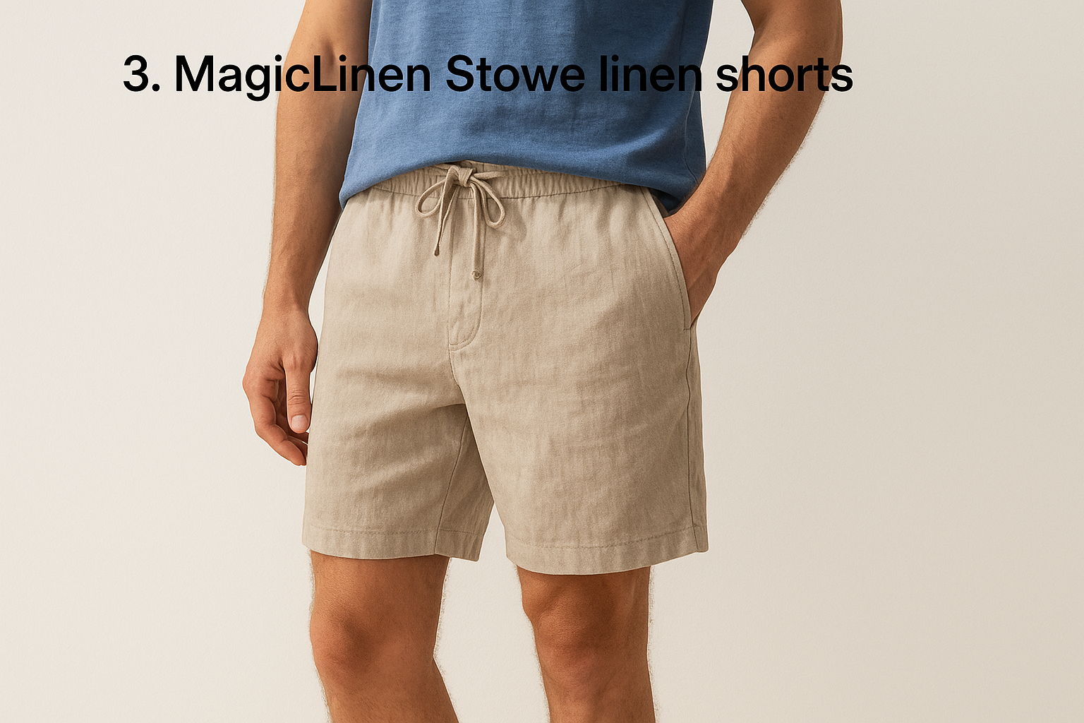 3. MagicLinen Stowe linen shorts