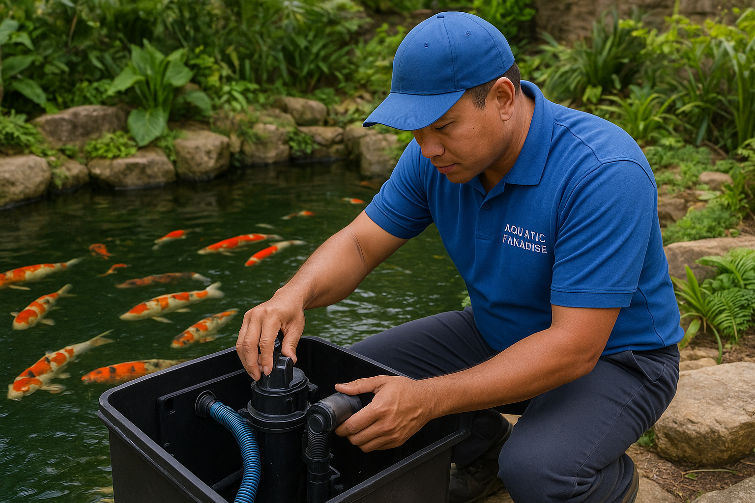 2. Aquatic Paradise koi pond specialist