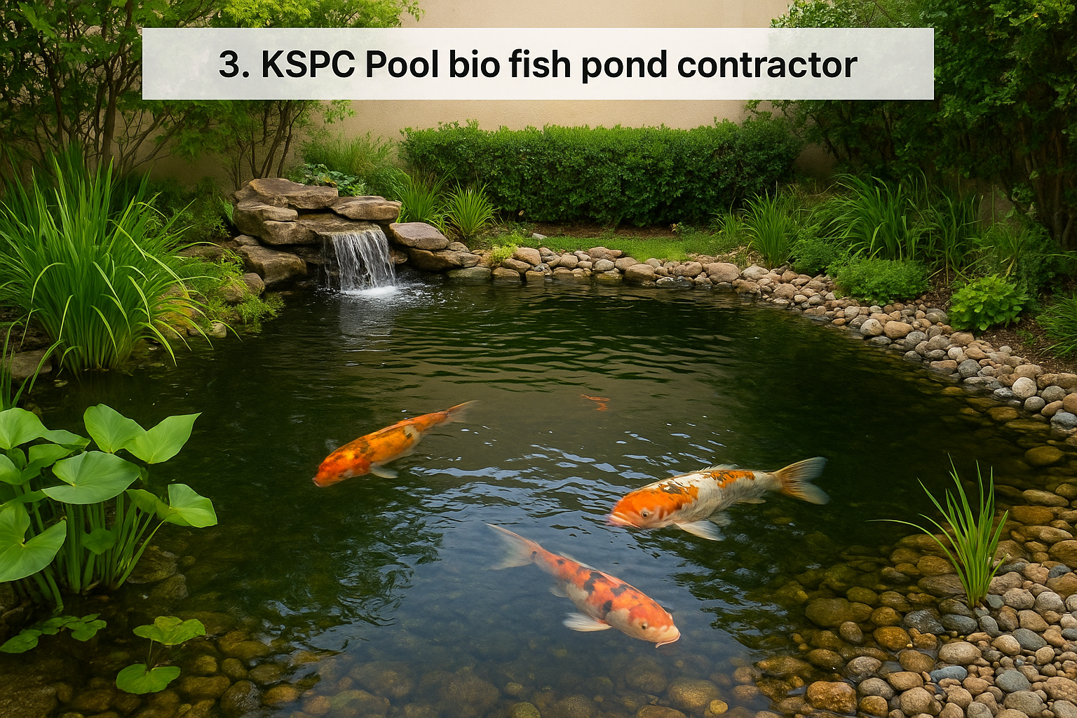 3. KSPC Pool bio fish pond contractor