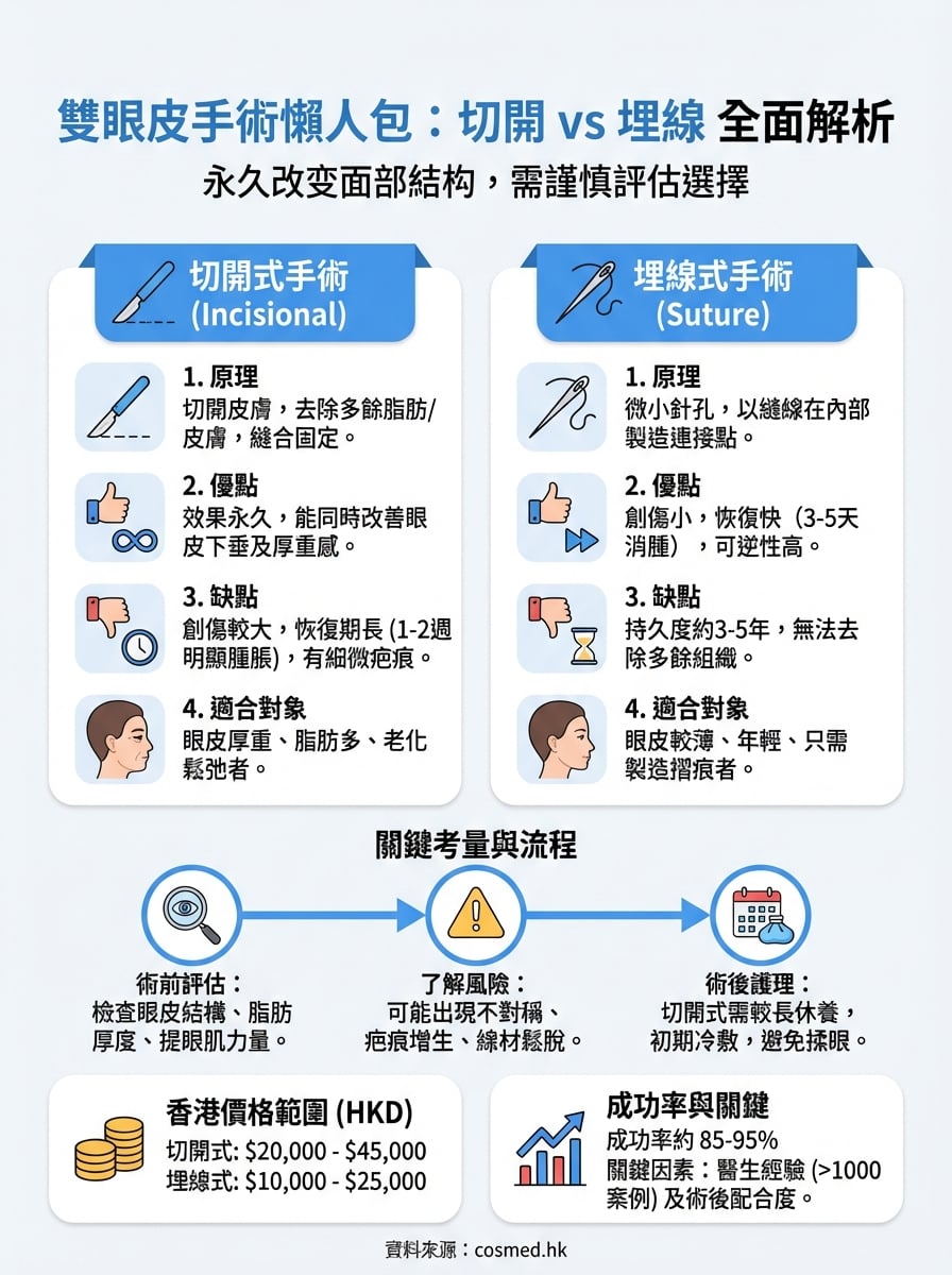 雙眼皮 infographic