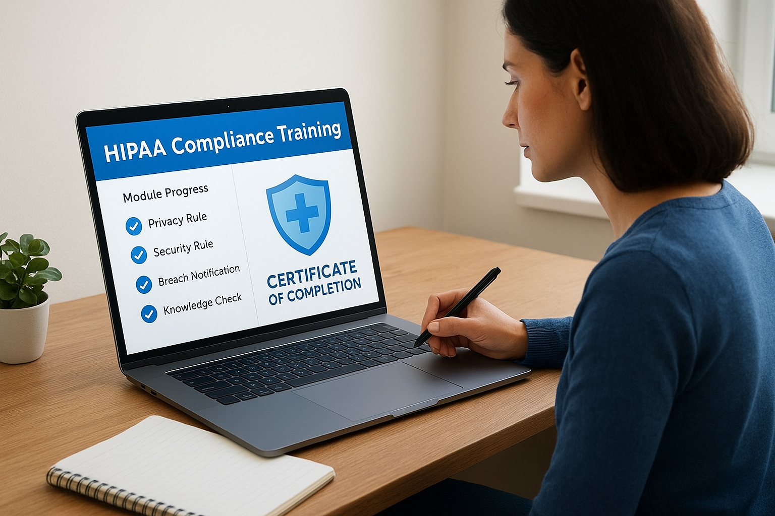 The typical enrollment-to-certificate flow