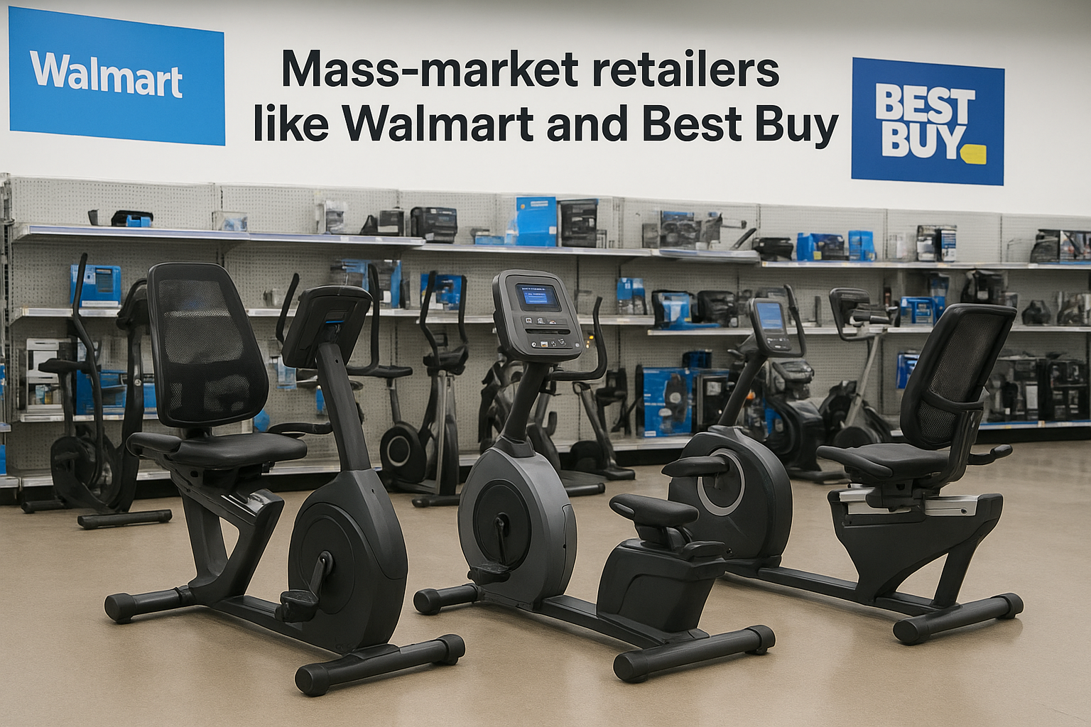 3. Mass-market retailers like Walmart and Best Buy