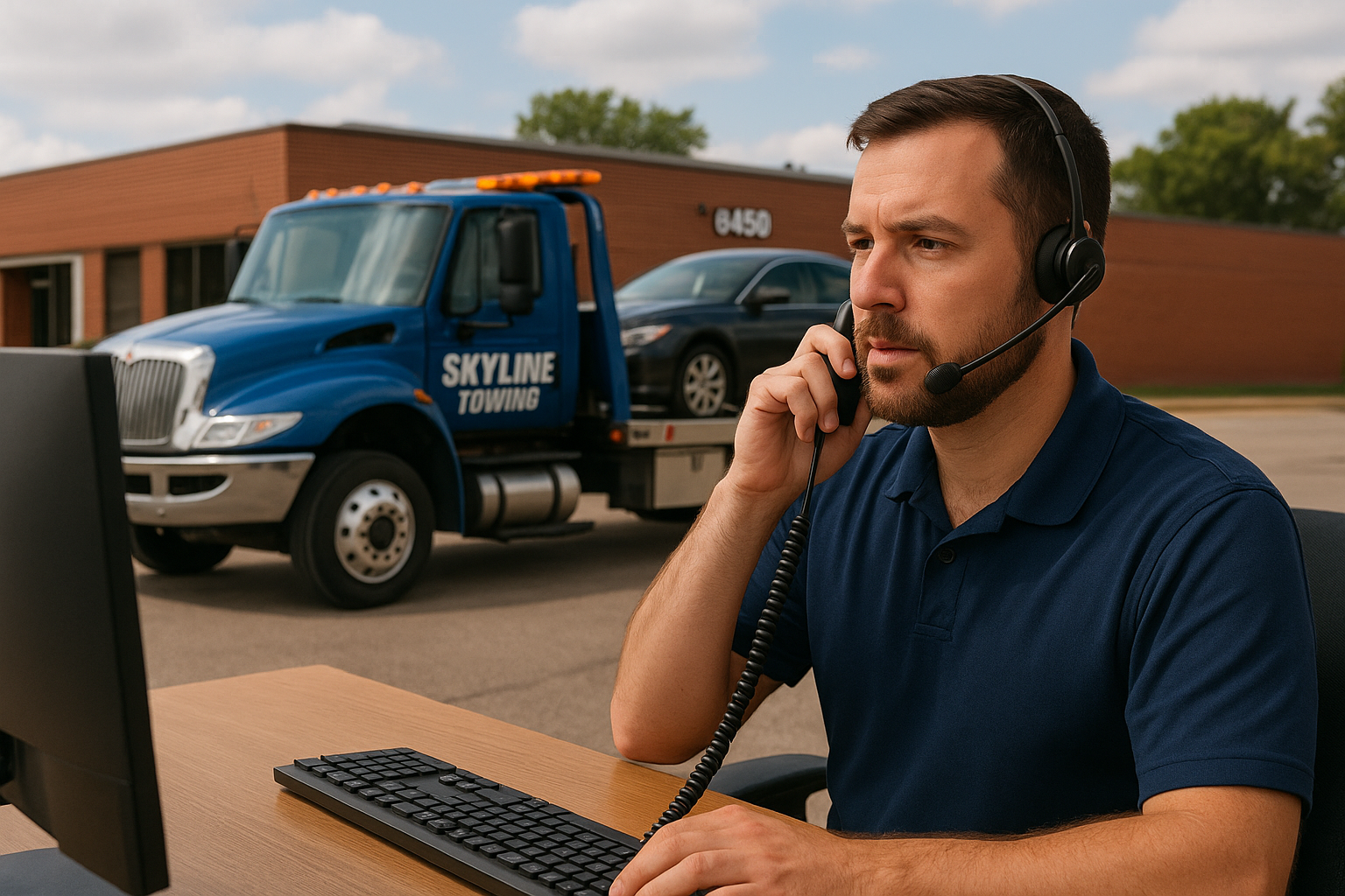 Towing Service near Me 24 Hours: Detroit's Fast Fix 1. Skyline Towing's 24/7 dispatch out of Detroit