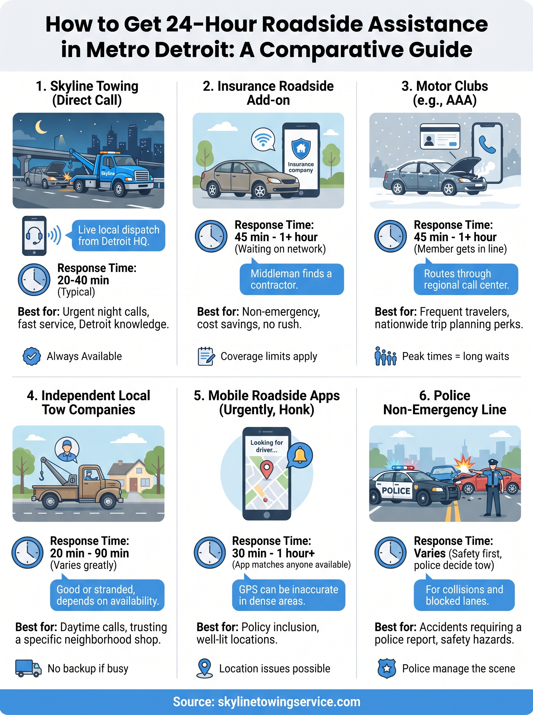Towing Service near Me 24 Hours: Detroit's Fast Fix towing service near me 24 hours infographic