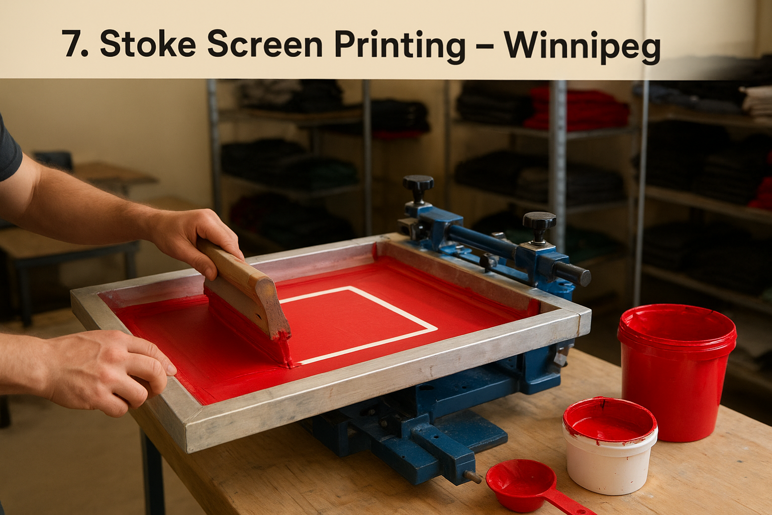 7. Stoke Screen Printing – Winnipeg