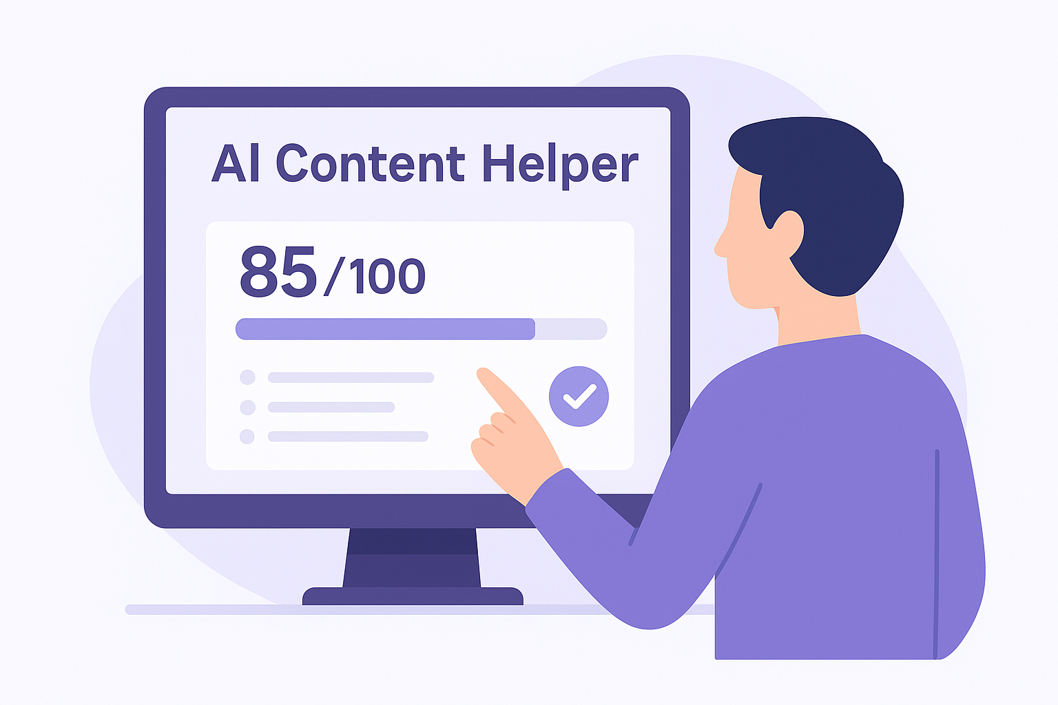 Use AI Content Helper to score your coverage