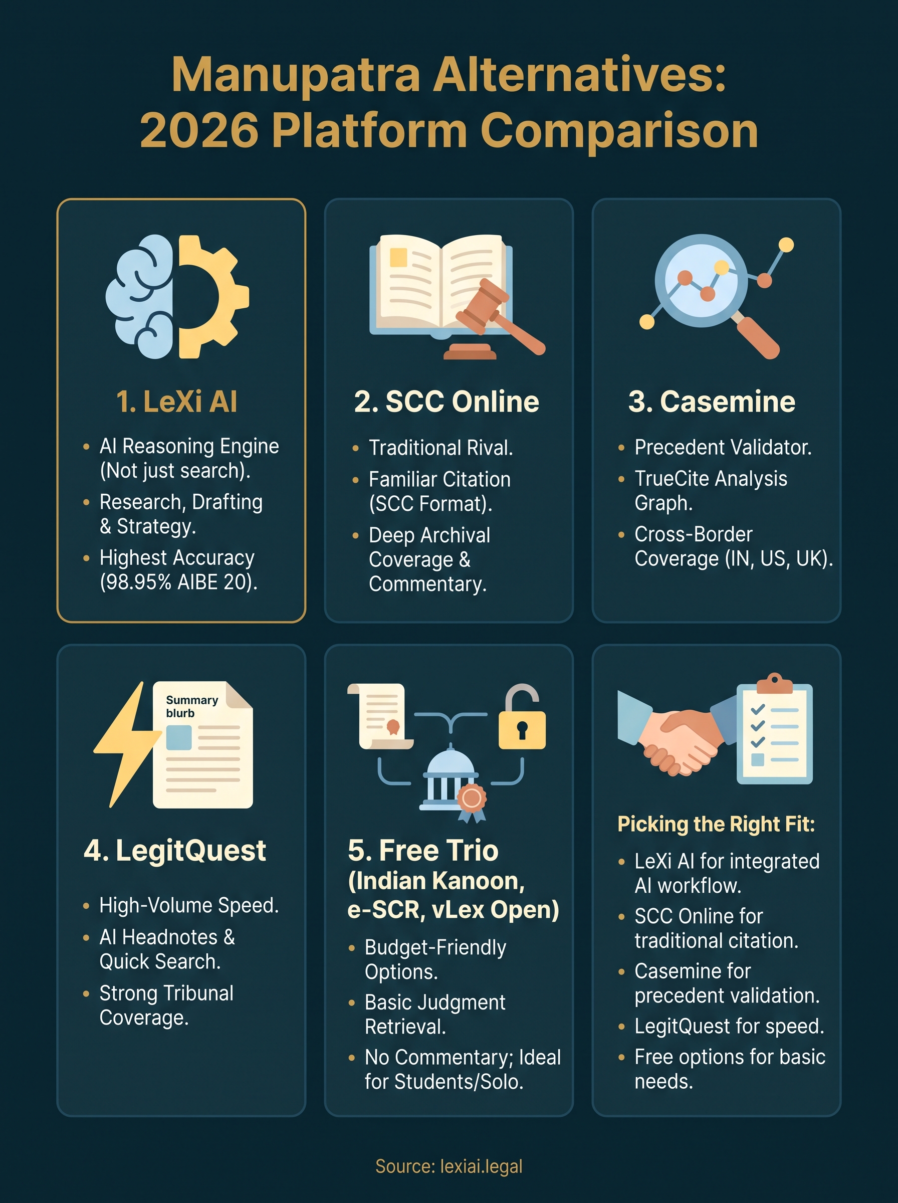 manupatra alternative infographic