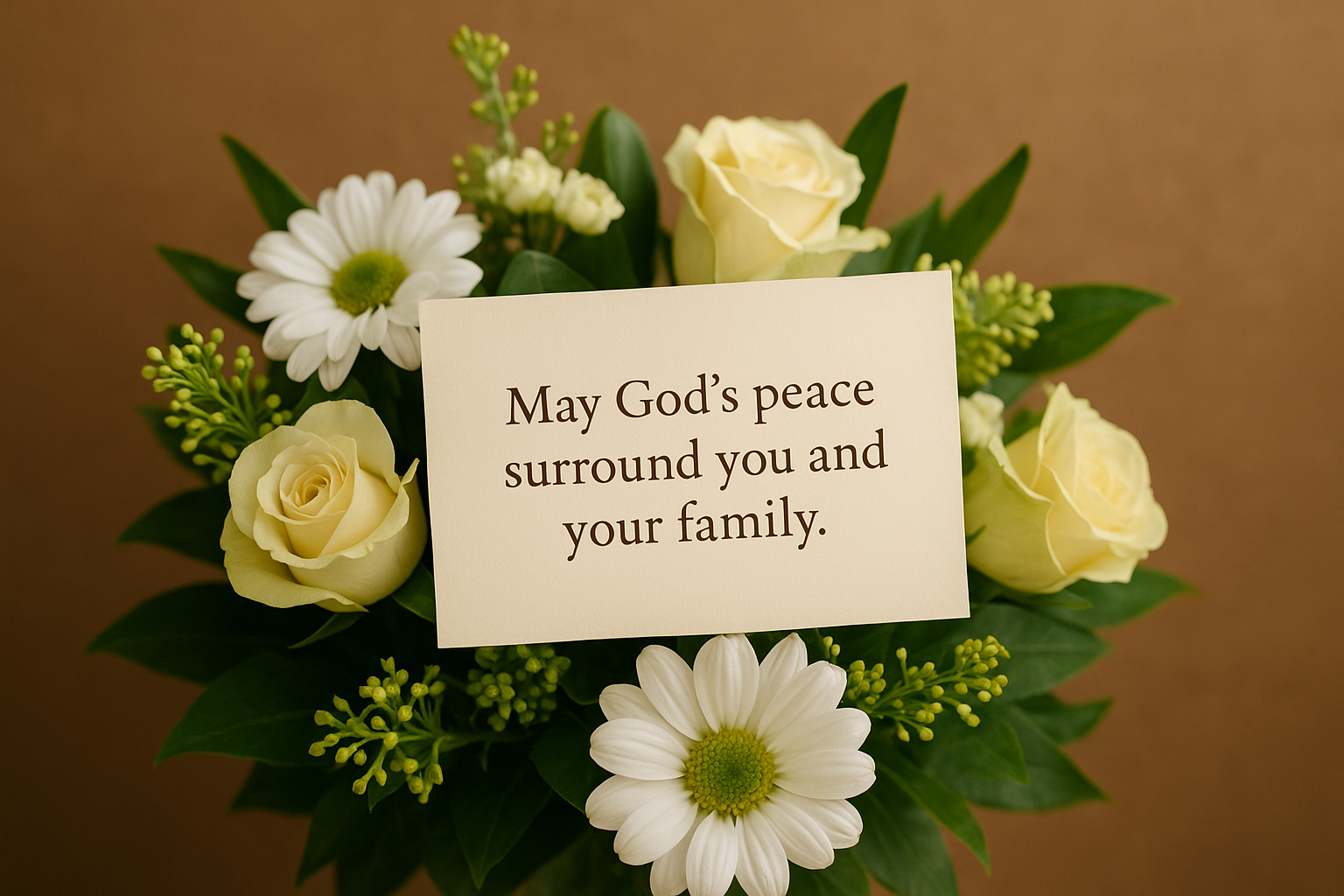 2. Religious and faith-based sympathy messages