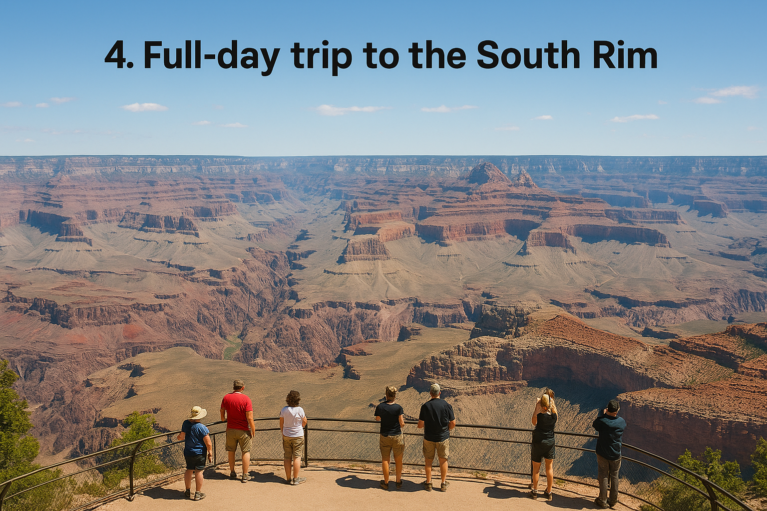 4. Full-day trip to the South Rim