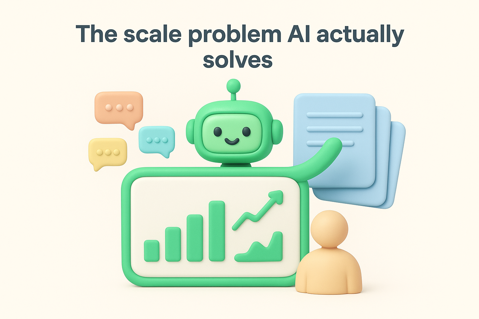 The scale problem AI actually solves