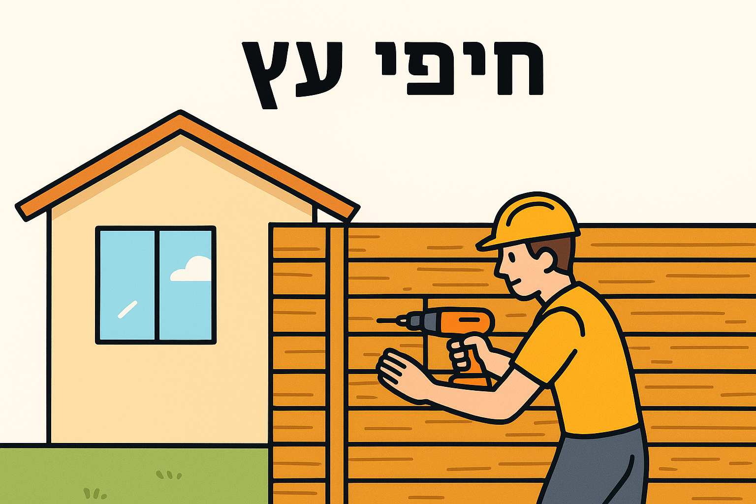1. חיפוי עץ