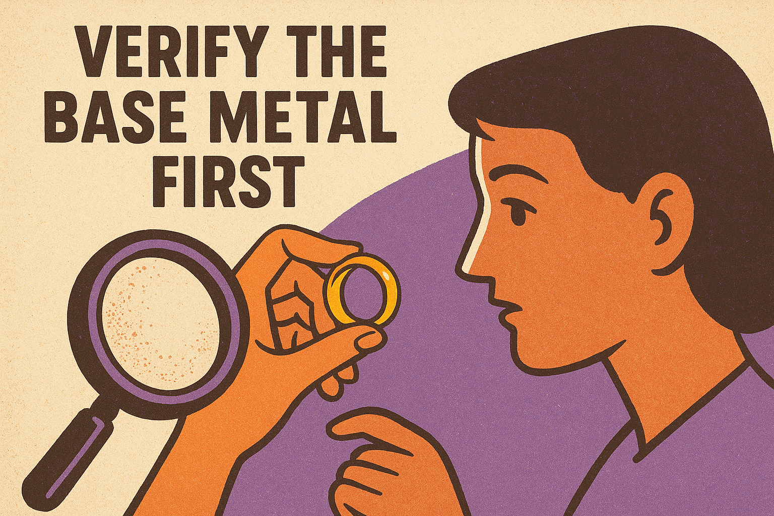 Verify the base metal first