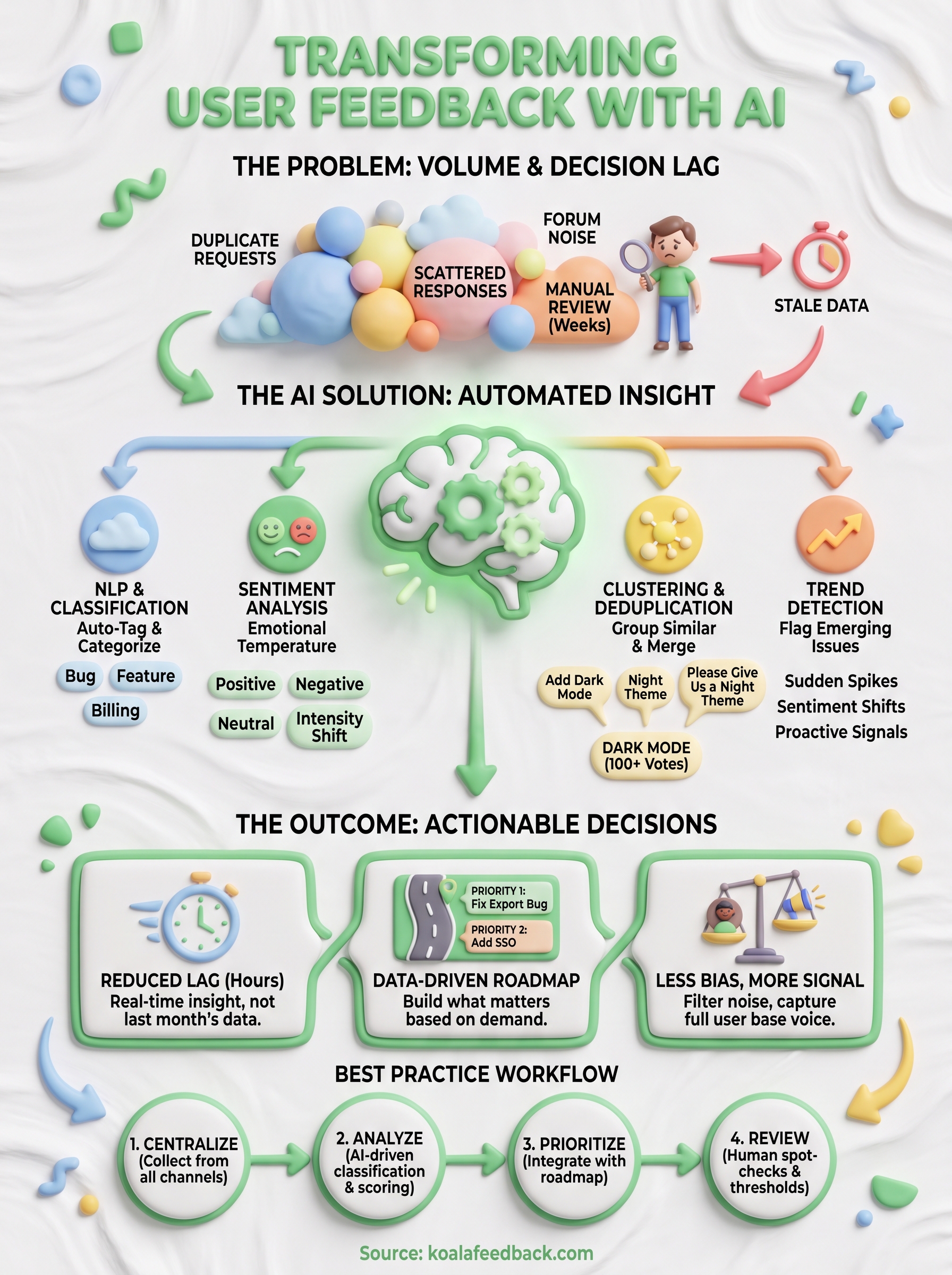 ai user feedback infographic