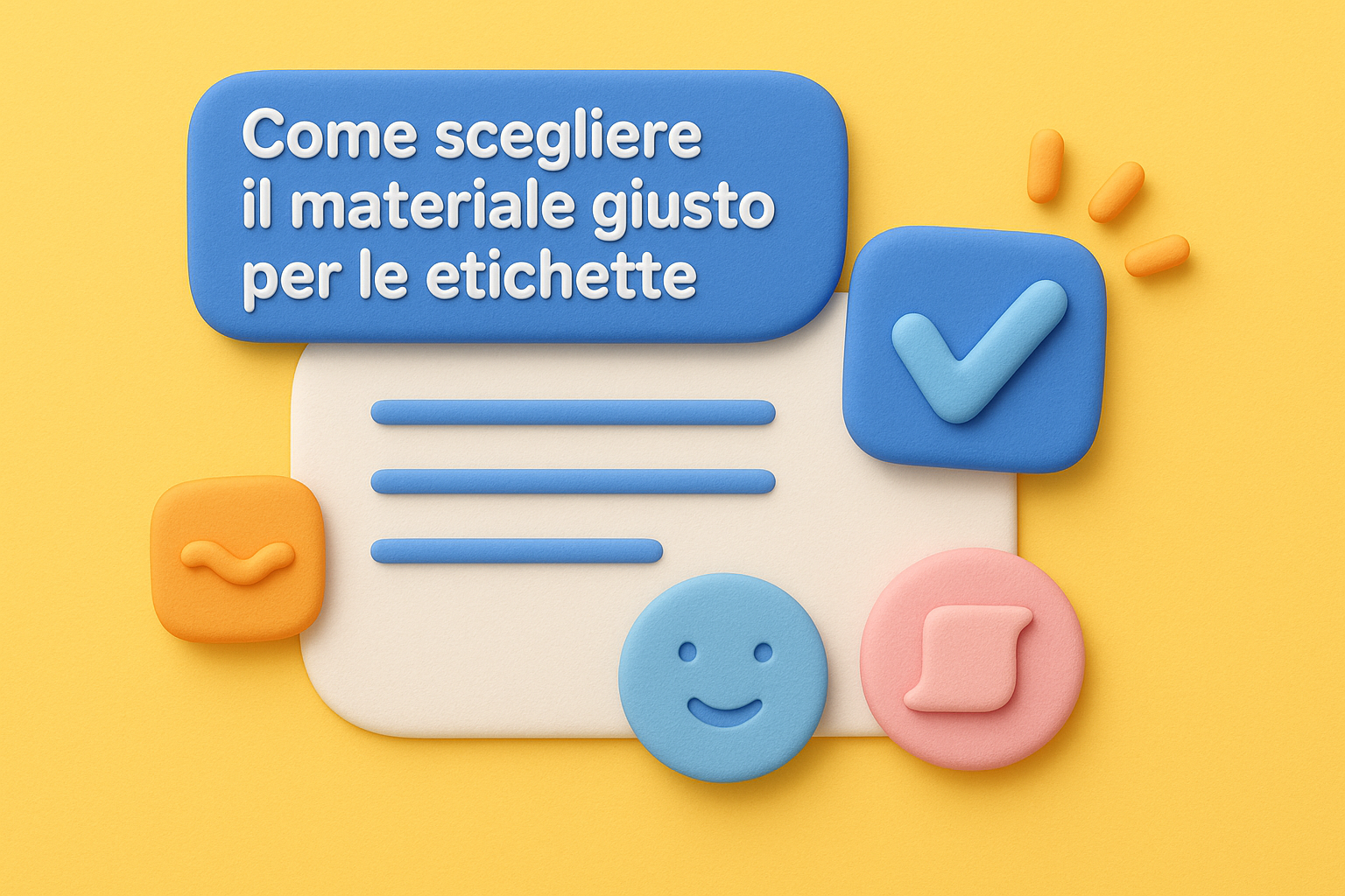 Come scegliere il materiale giusto per le etichette