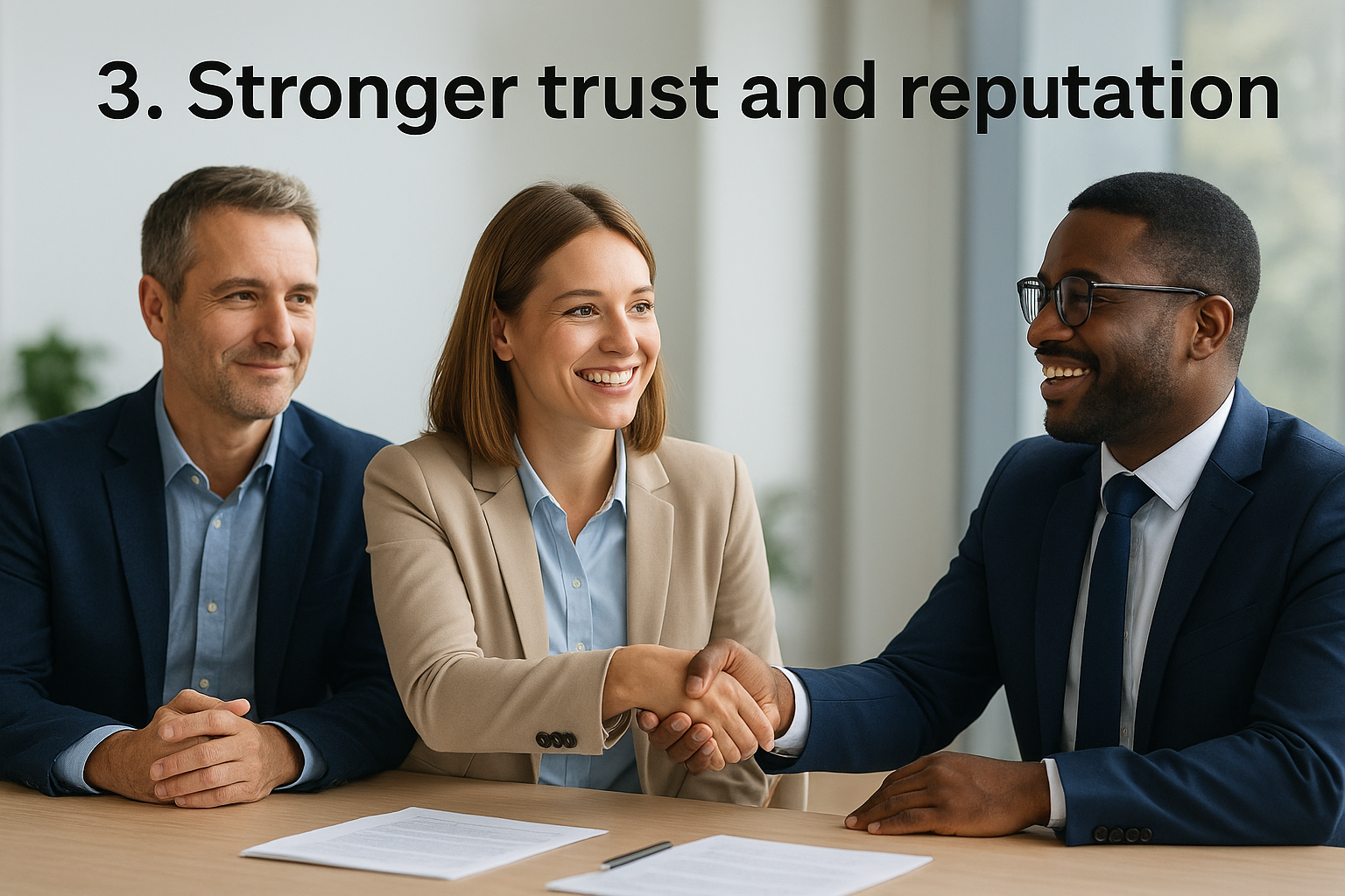 3. Stronger trust and reputation