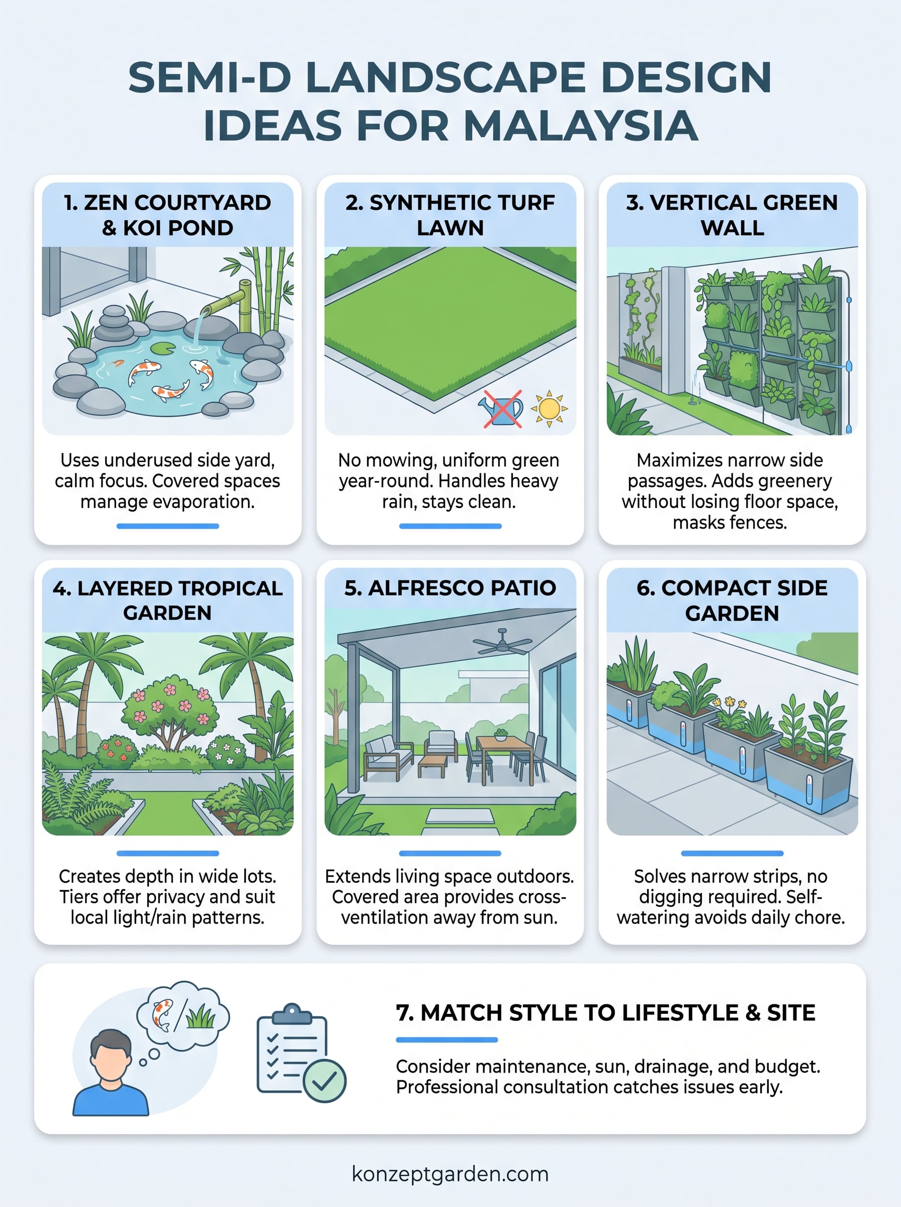 semi d landscape design malaysia infographic