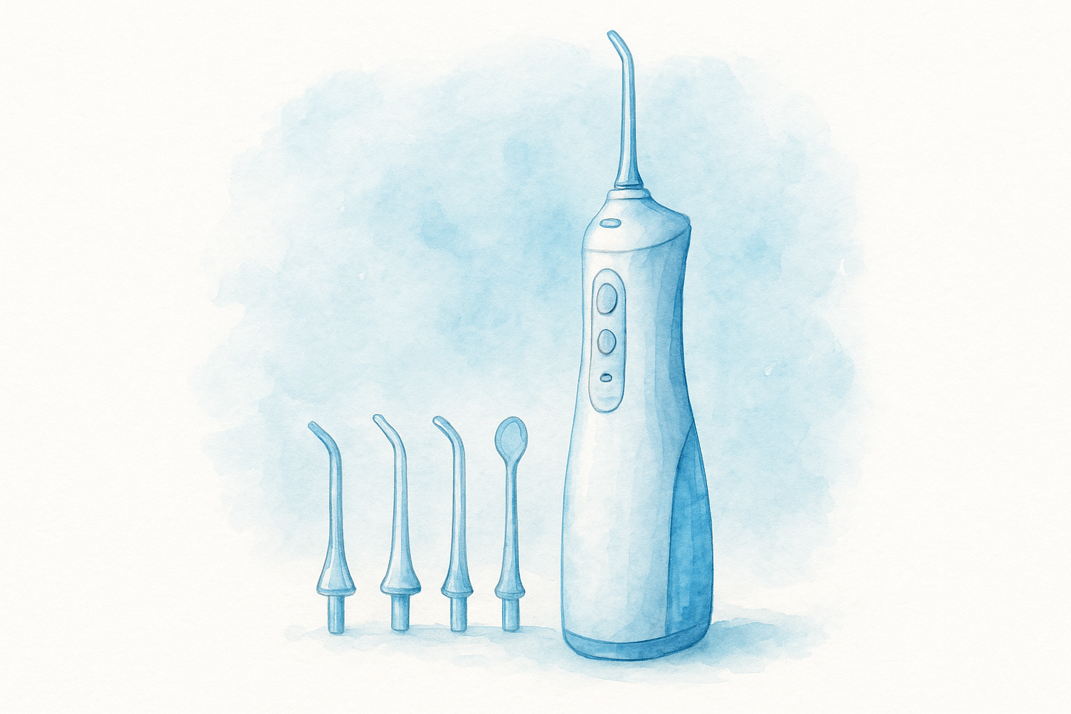 5. Moon rechargeable cordless water flosser