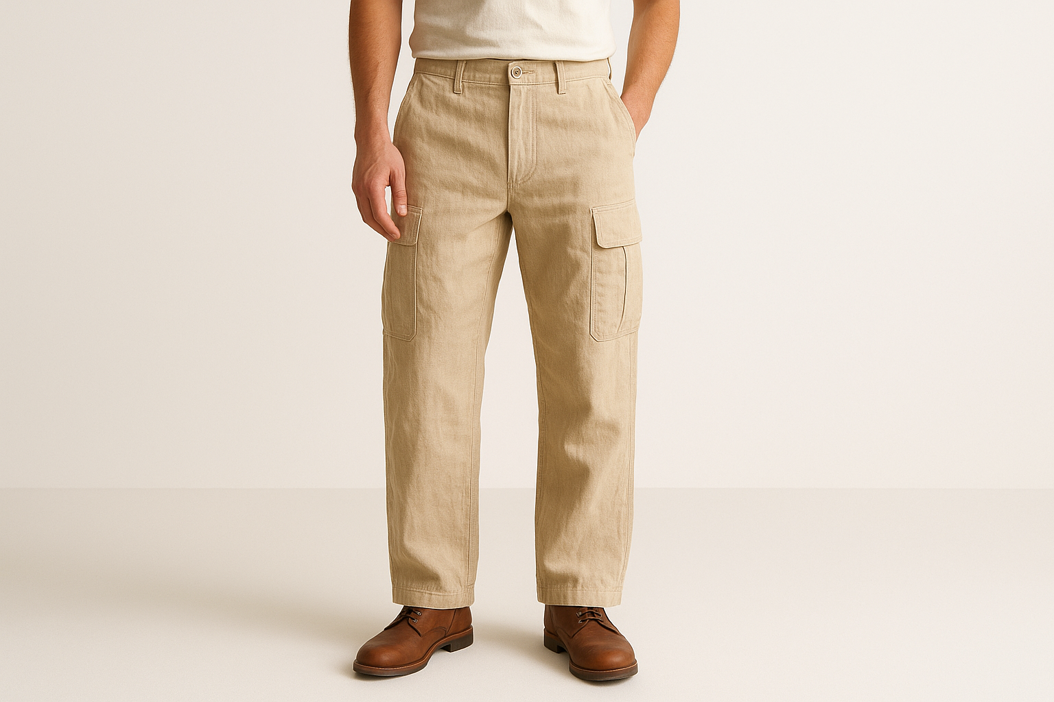 3. Old Linen Mill cargo linen pants
