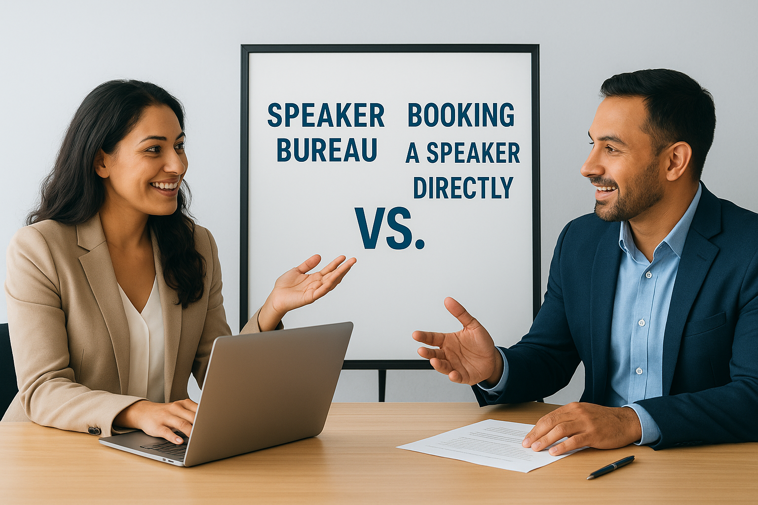 Speaker bureau vs. booking a speaker directly