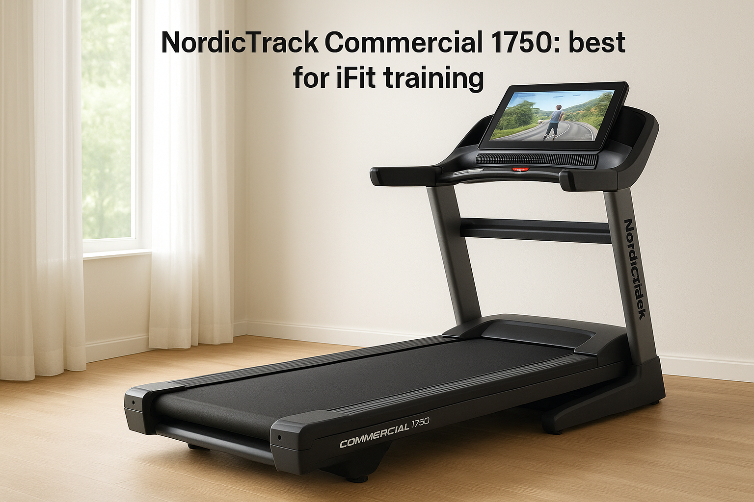 3. NordicTrack Commercial 1750: best for iFit training