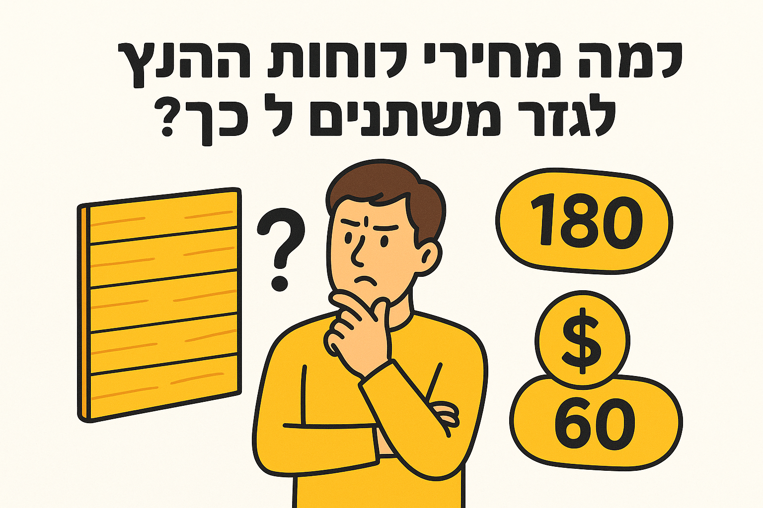 למה מחירי לוחות העץ לגדר משתנים כל כך