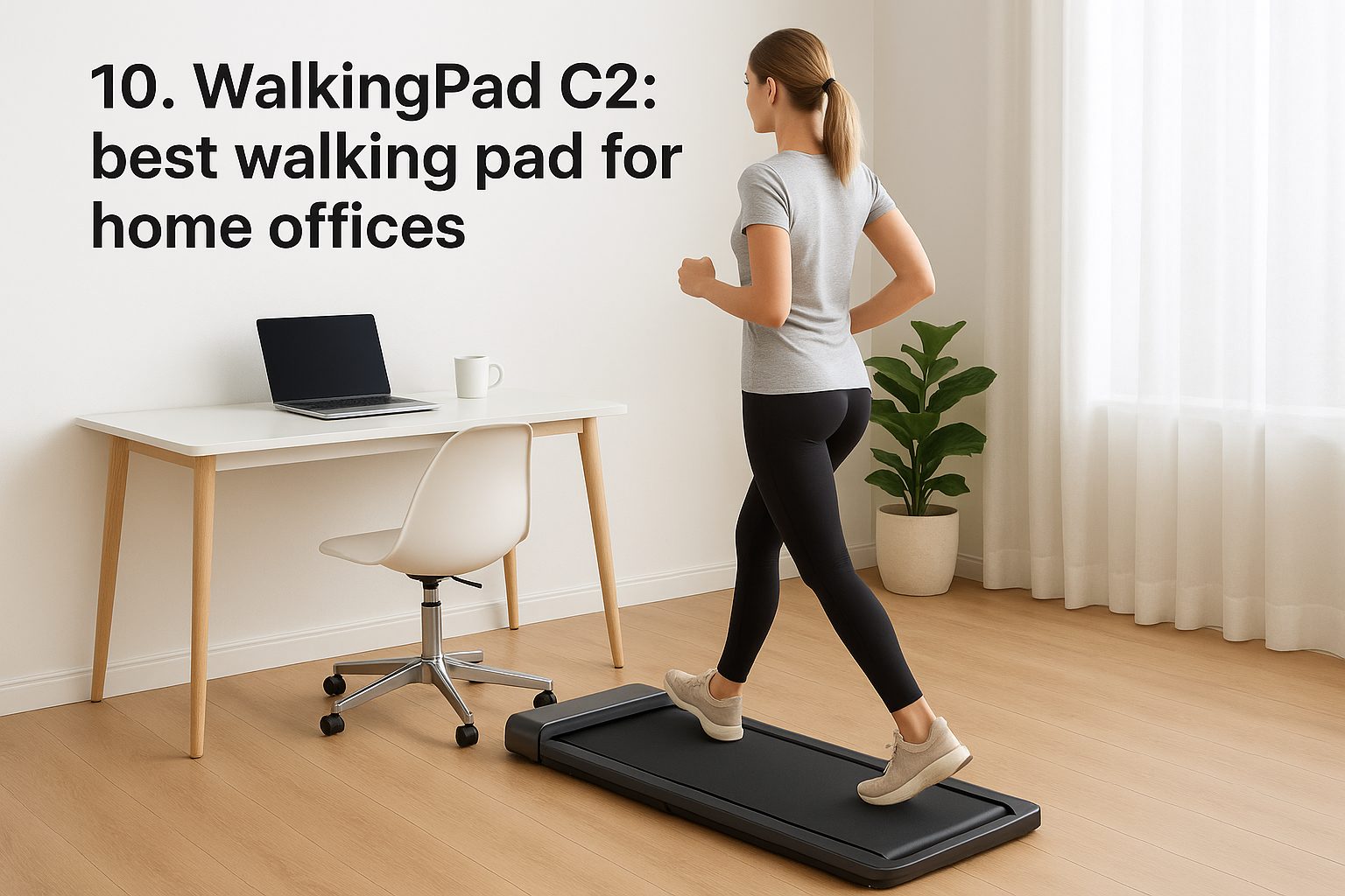10. WalkingPad C2: best walking pad for home offices
