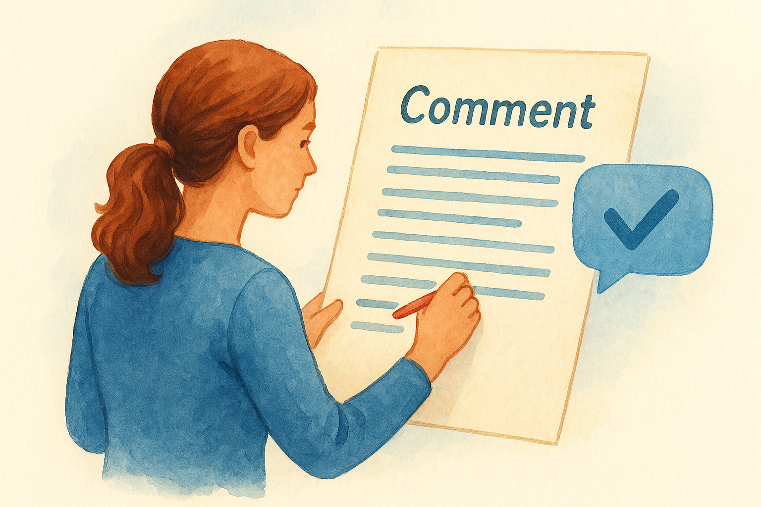 Step 4. Generate, review, and personalize the comment
