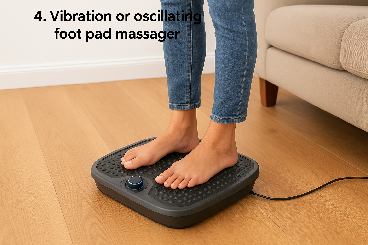 4. Vibration or oscillating foot pad massager