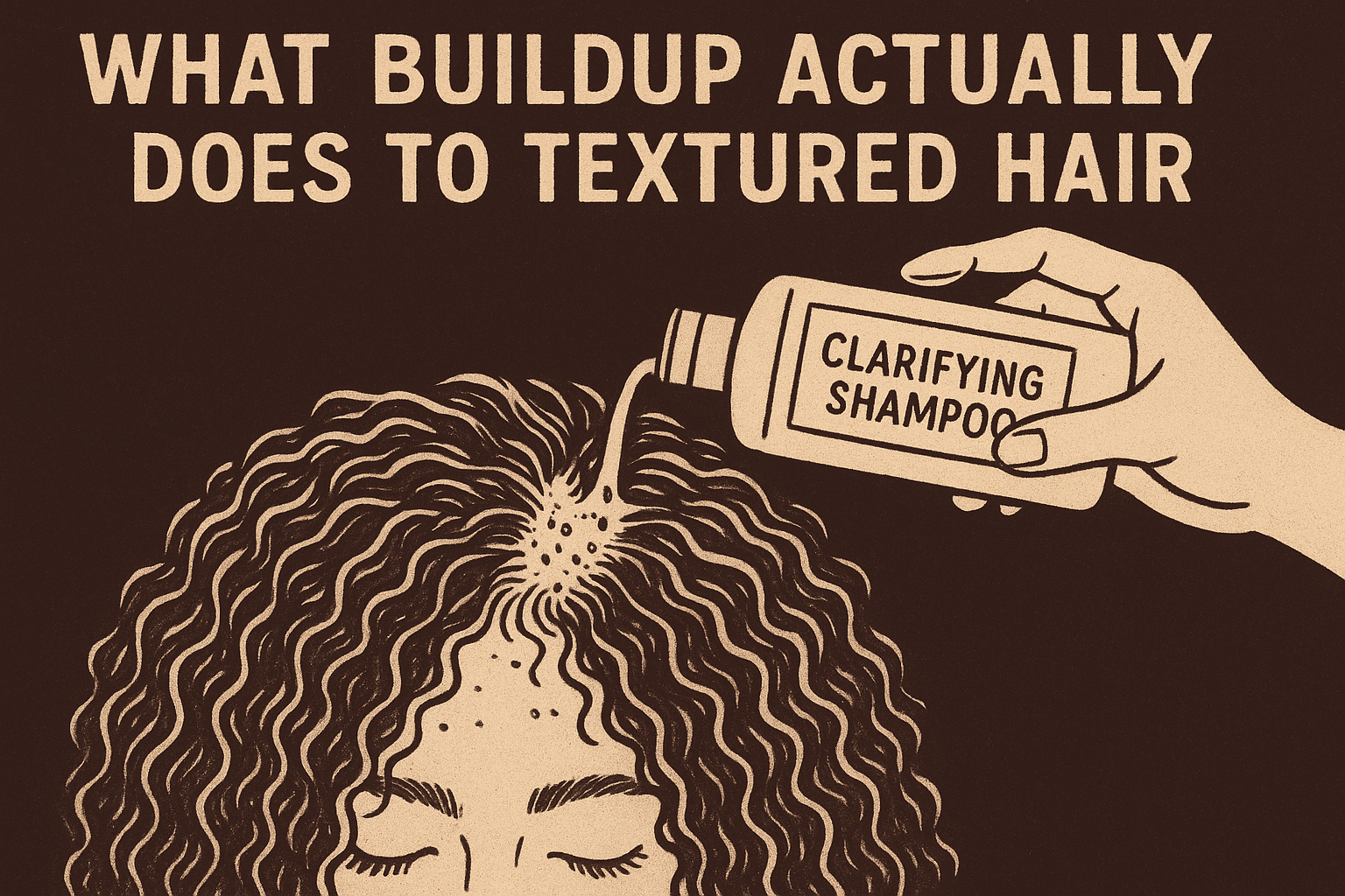 What buildup actually does to textured hair