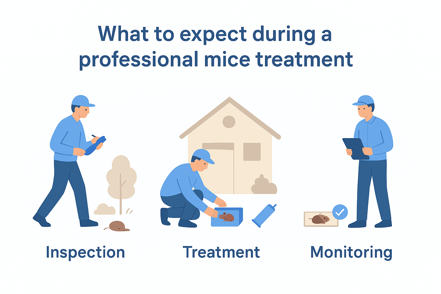 What to expect during a professional mice treatment