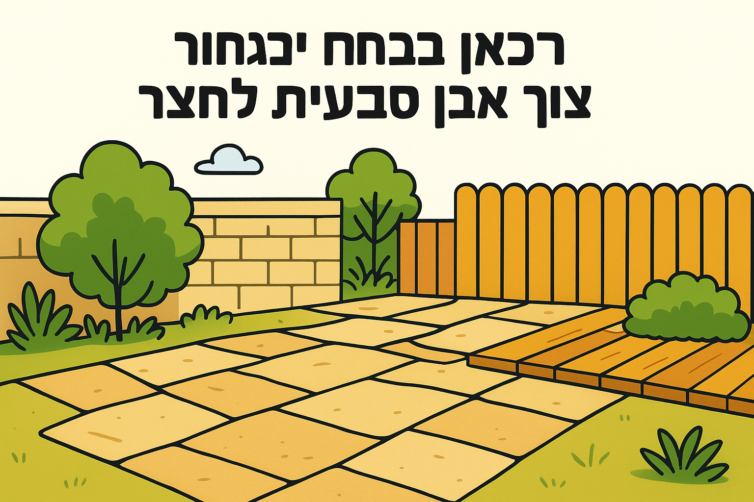 למה כדאי לבחור ריצוף אבן טבעית לחצר