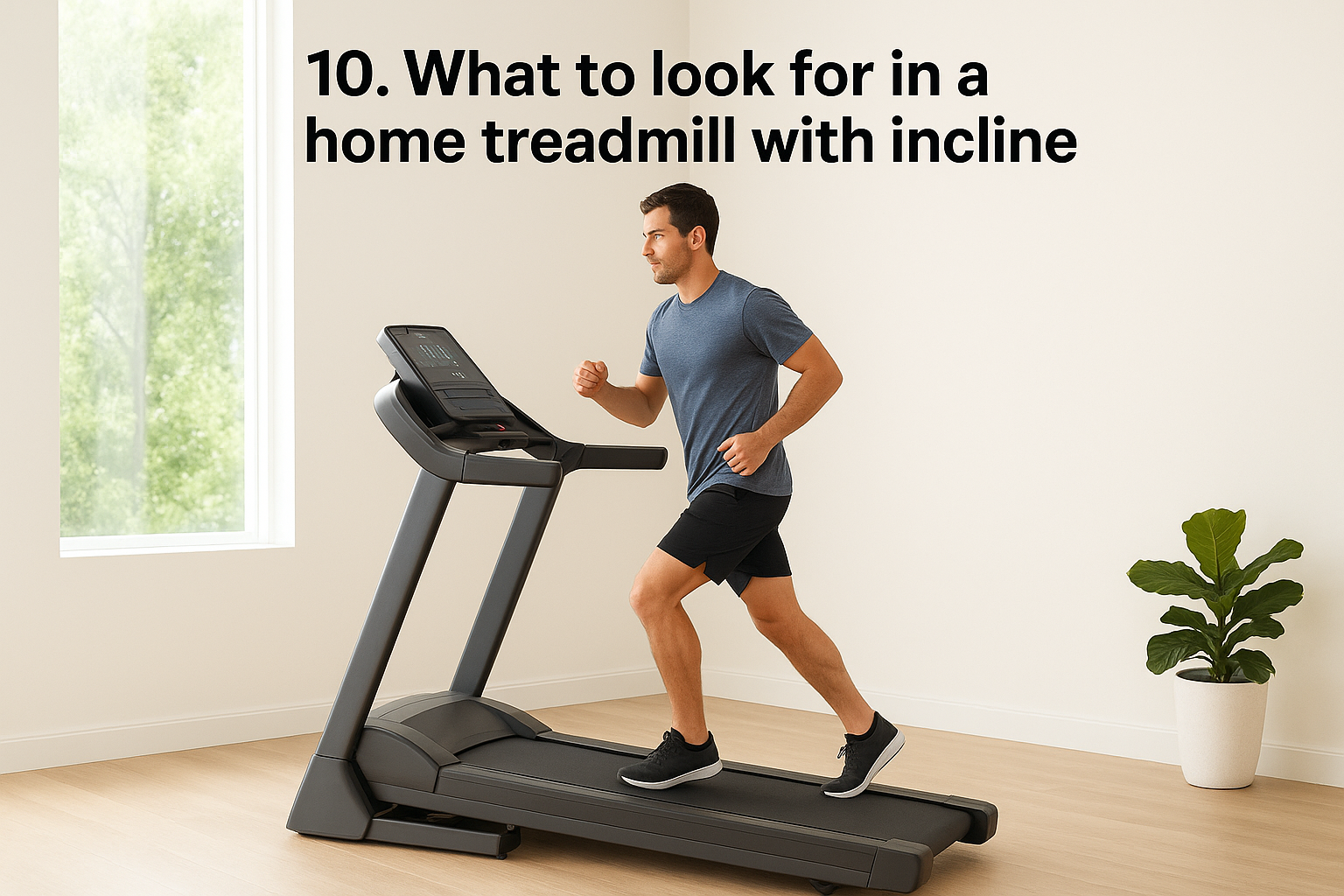 10. What to look for in a home treadmill with incline