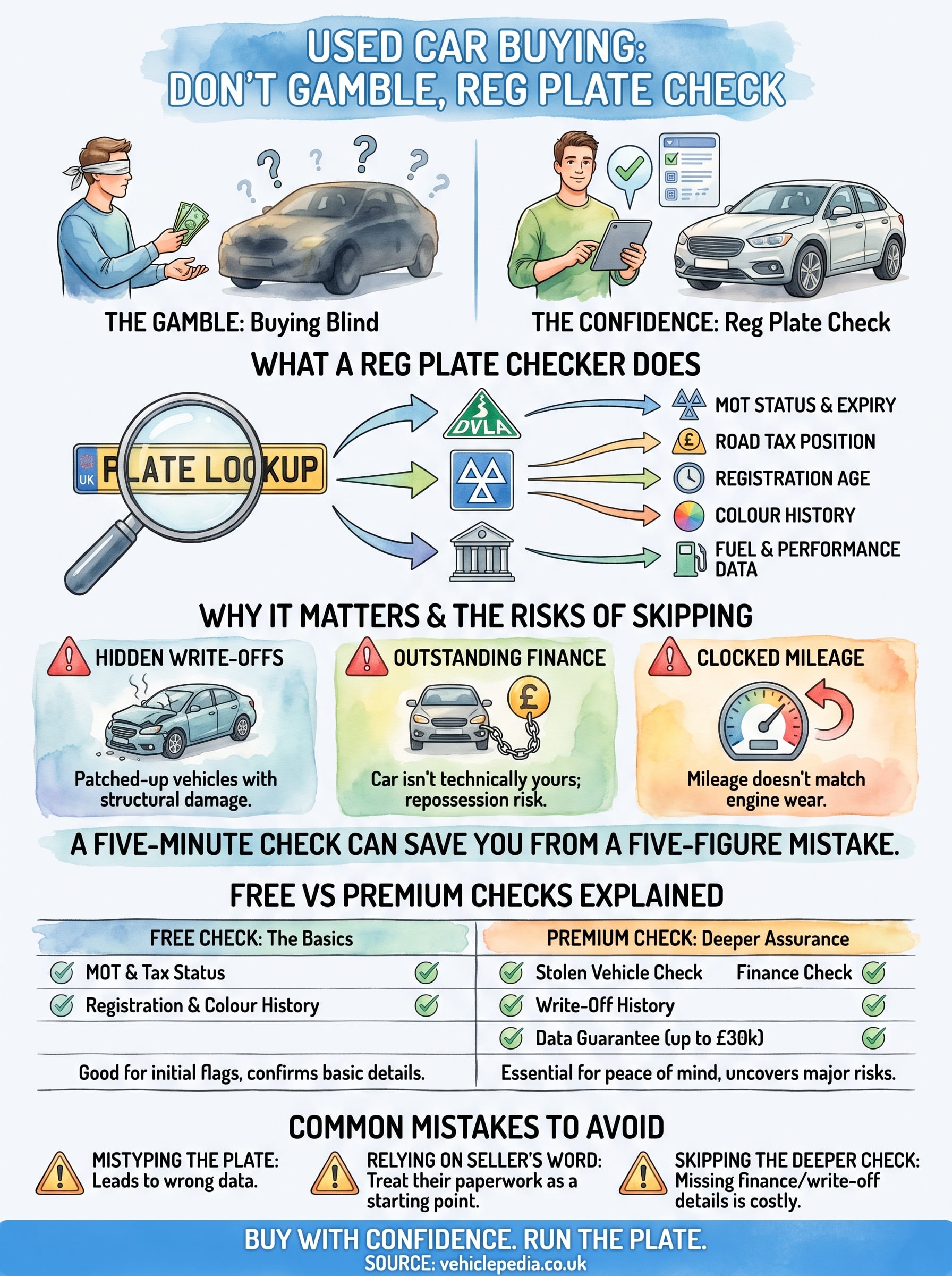 reg plate checker infographic