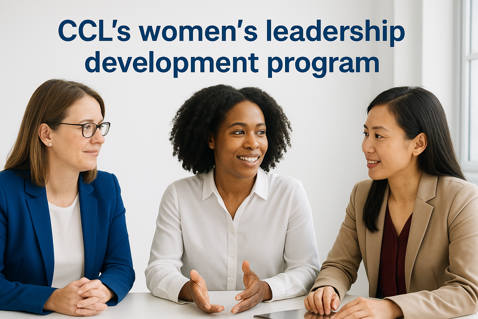 2. CCL's women's leadership development program