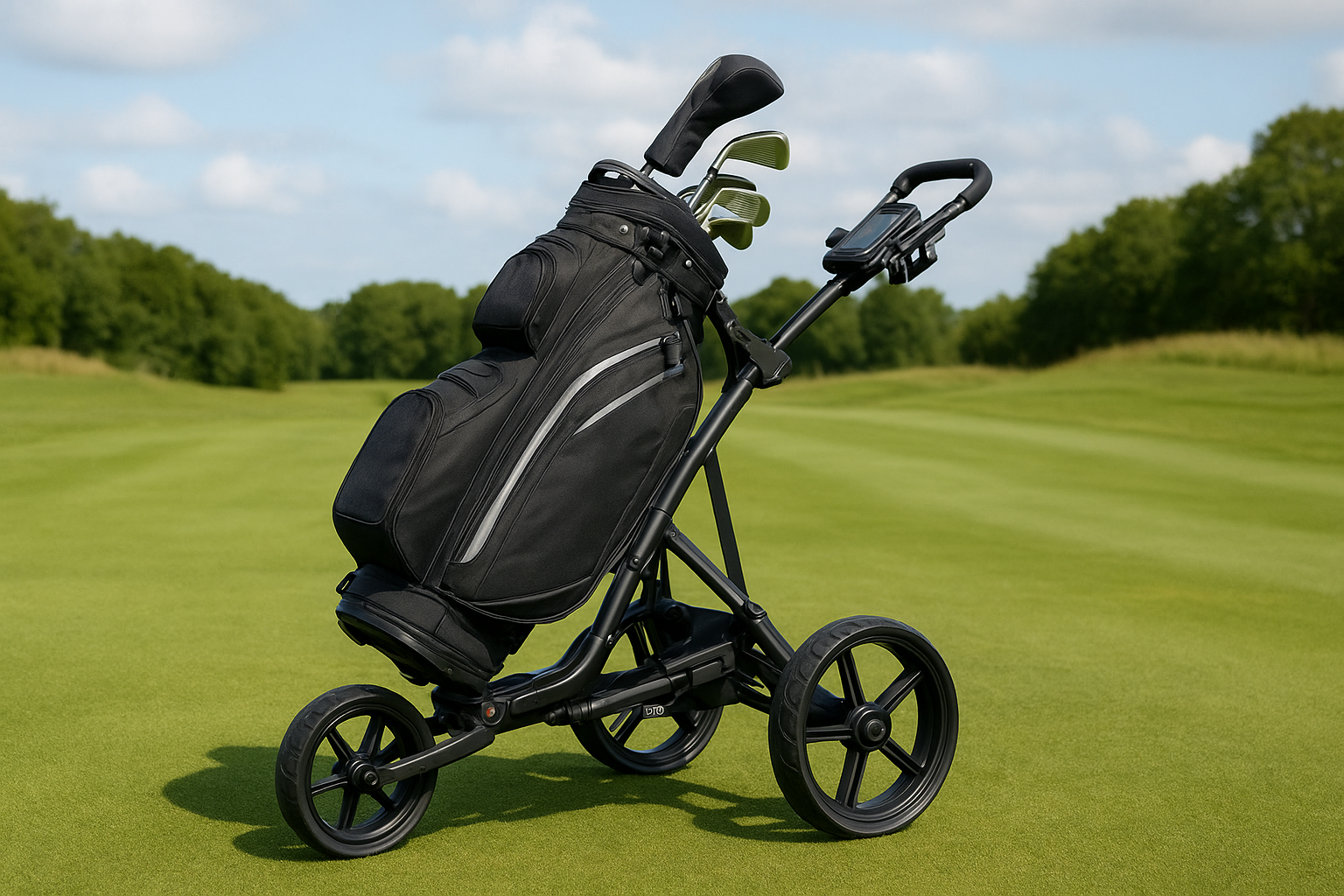 4. BIG MAX Xtreme Rider push golf trolley